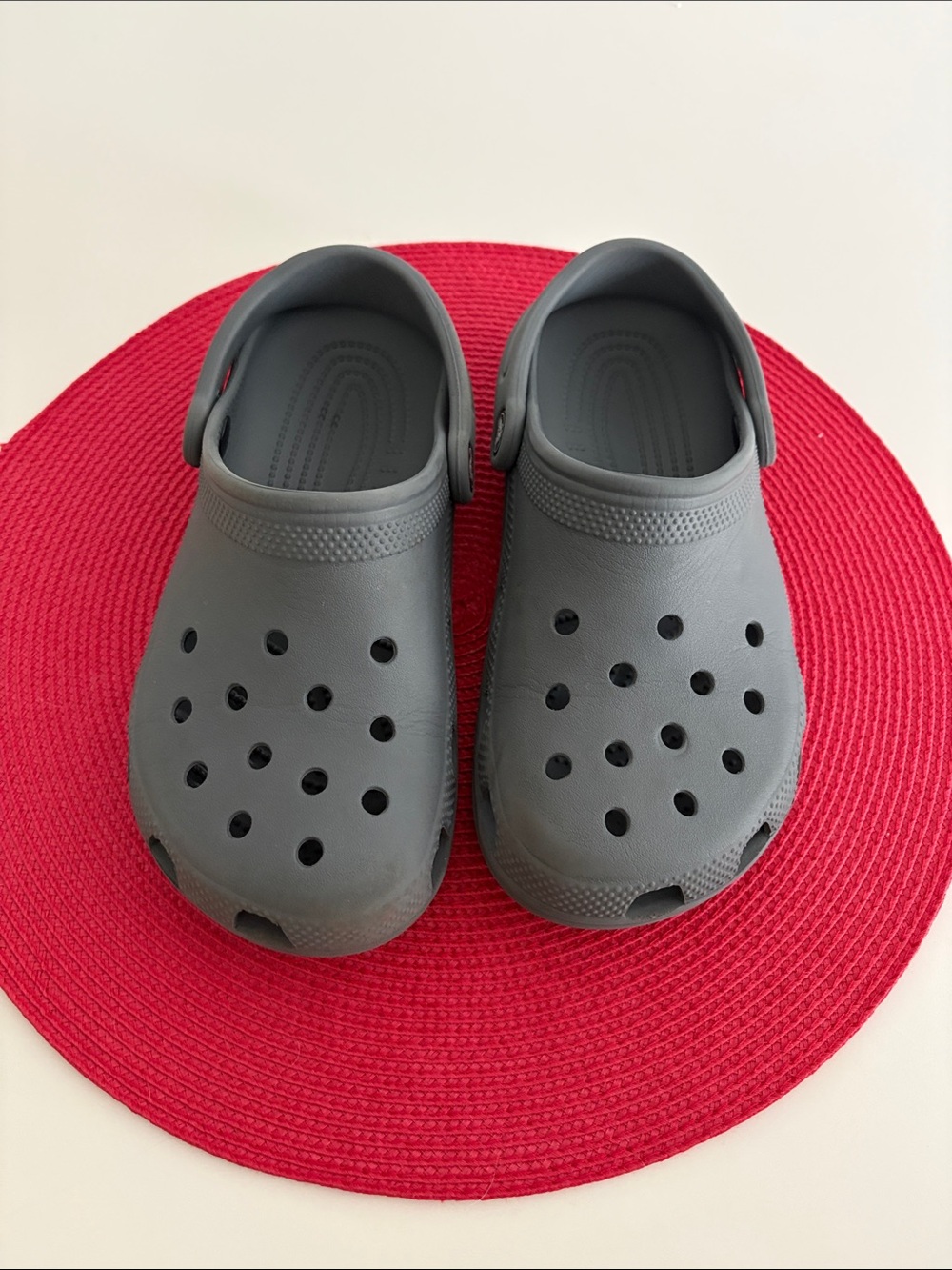 CROCS Kids Gray Slip-On Shoes